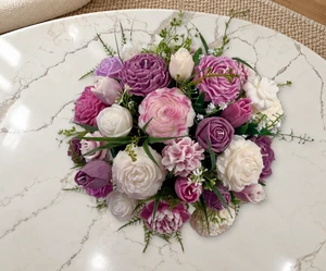 Luxury Mixed Flower Candle Centerpiece — view 19