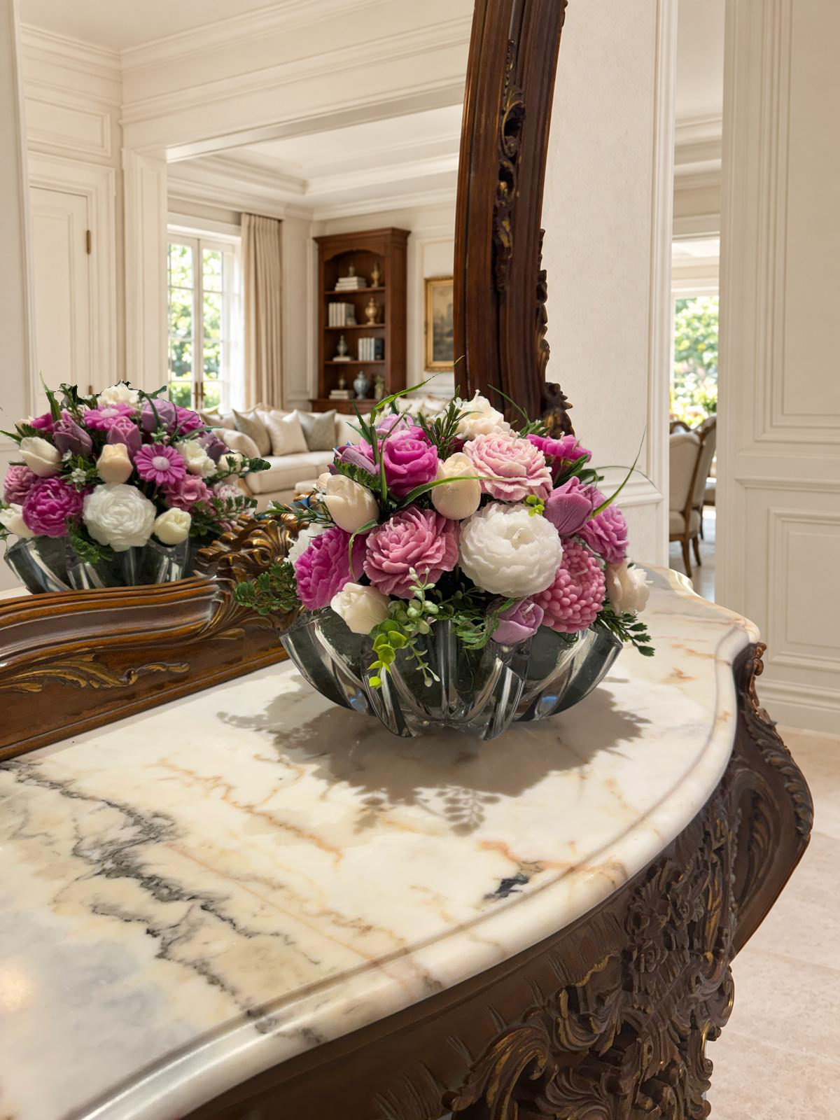 30-Piece Mixed Flower Candle Arrangement — view 38