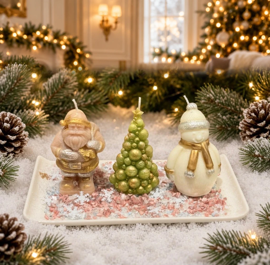 Christmas Candle Set