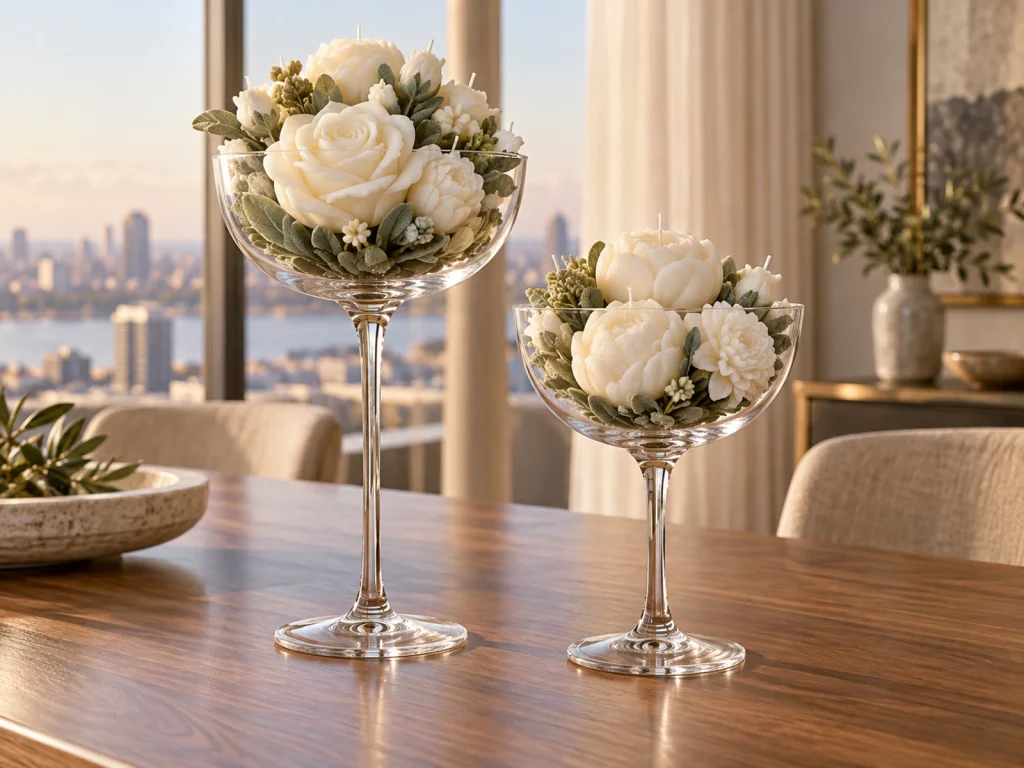 Tall Glass Goblets